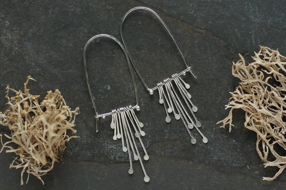 Statement Lichen earrings - Lucy Spink - Beside The Wave