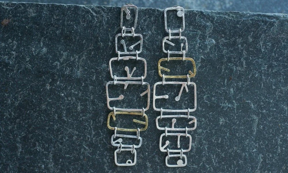 Statement Synthesis Earrings-Lucy Spink-Beside The Wave