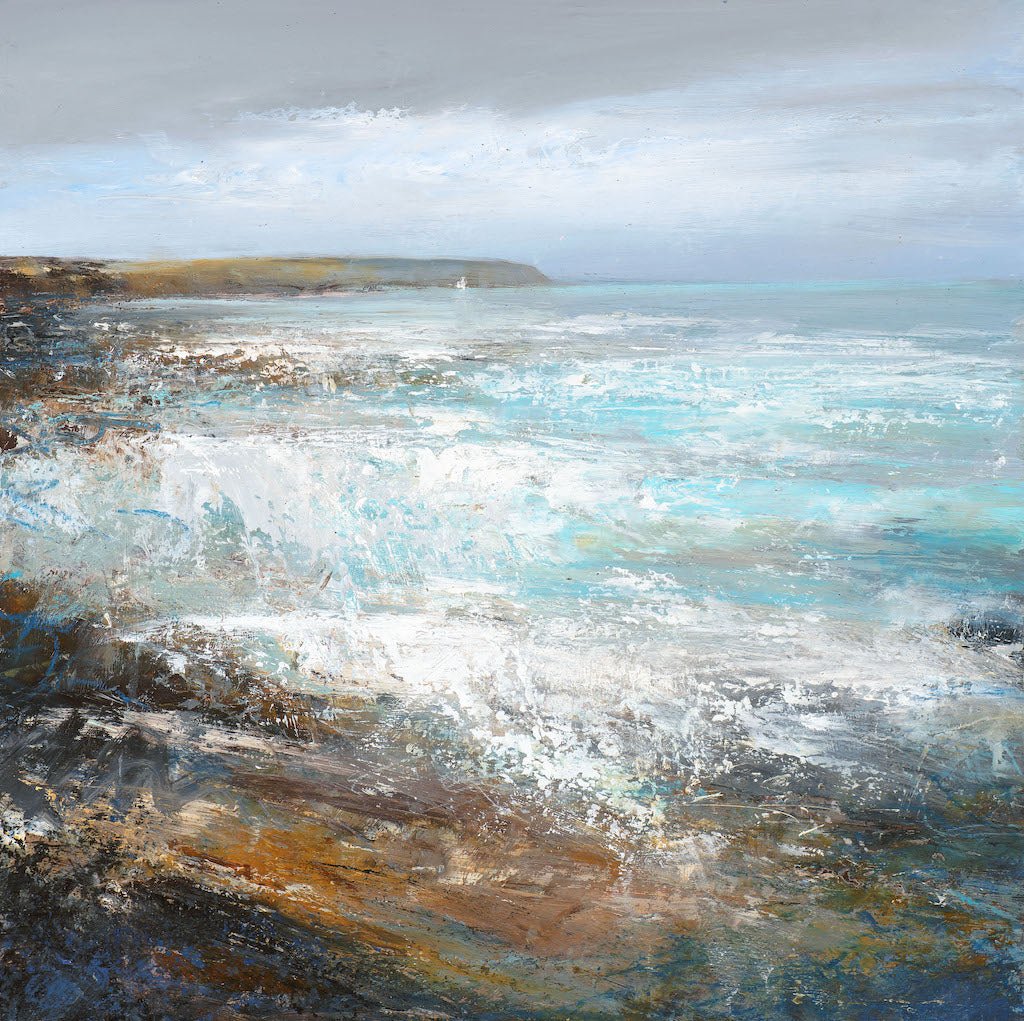 Summer Seas Falmouth Bay - Amanda Hoskin - Beside The Wave