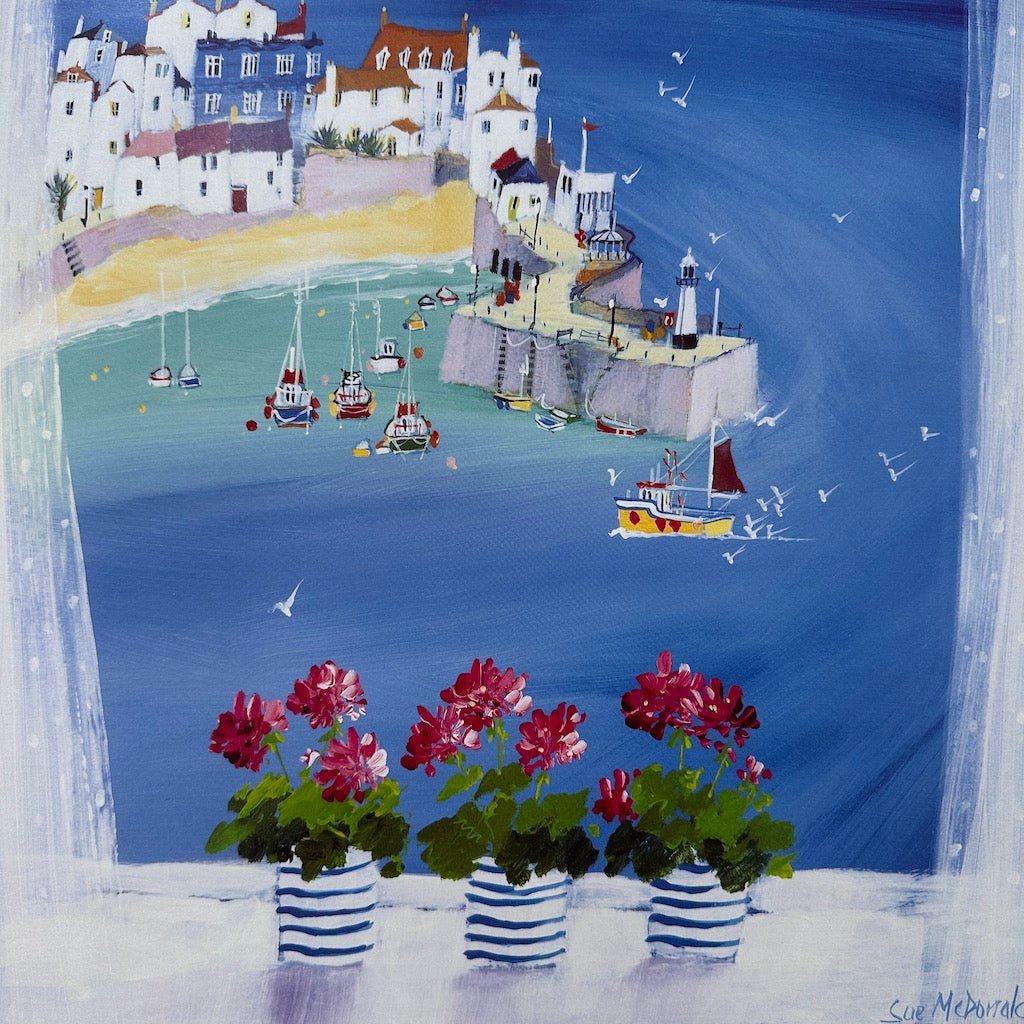Summer Window, St Ives - Sue McDonald - Beside The Wave