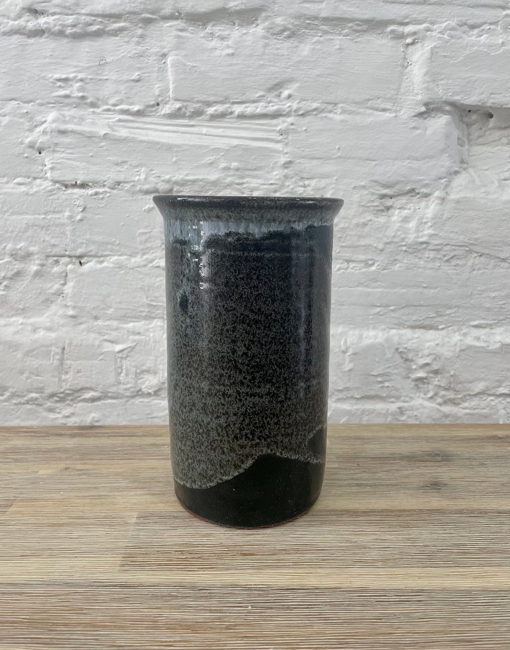 Tall Stoneware Cylindrical Vase - Andrew Knee - Beside The Wave