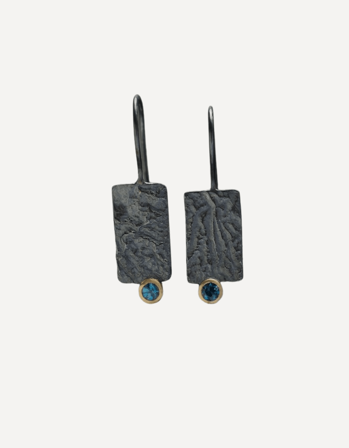 Textured Monolith Drop Earrings - My Store - Beside The Wave
