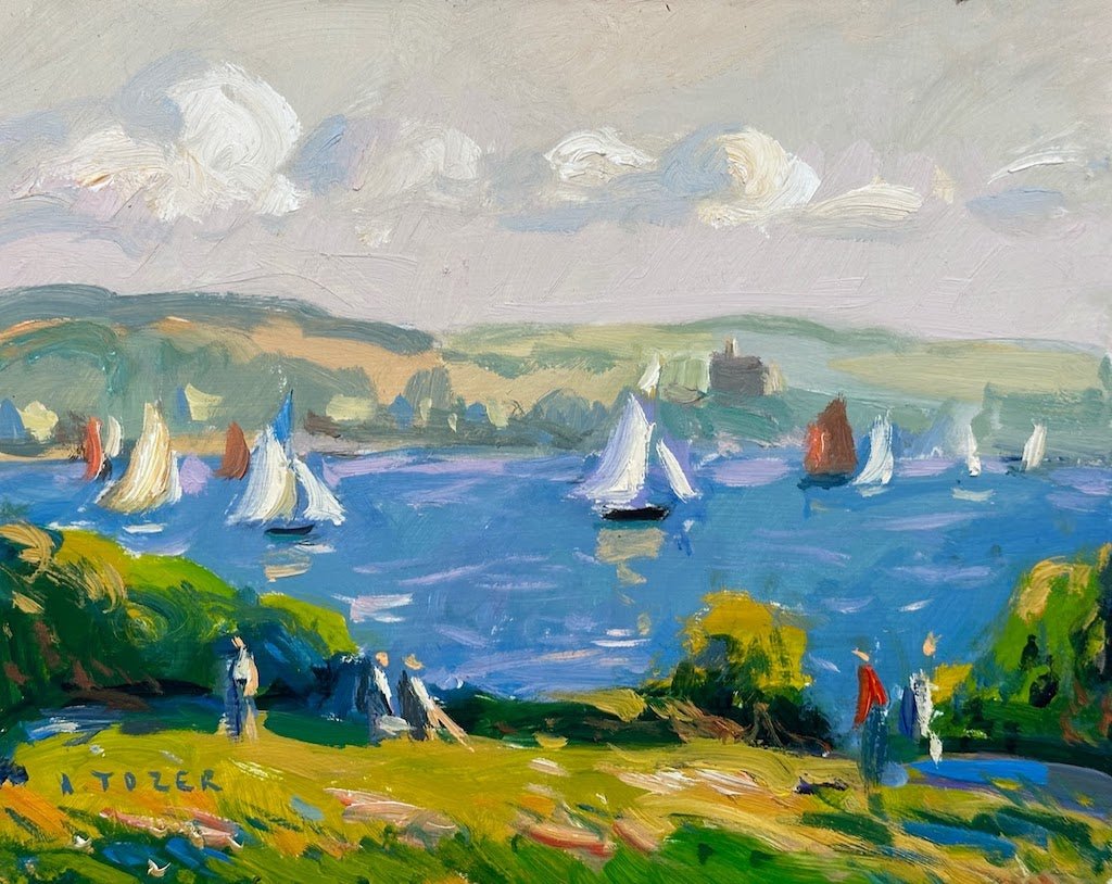 The Regatta Off Trefusis Point - Andrew Tozer - Beside The Wave