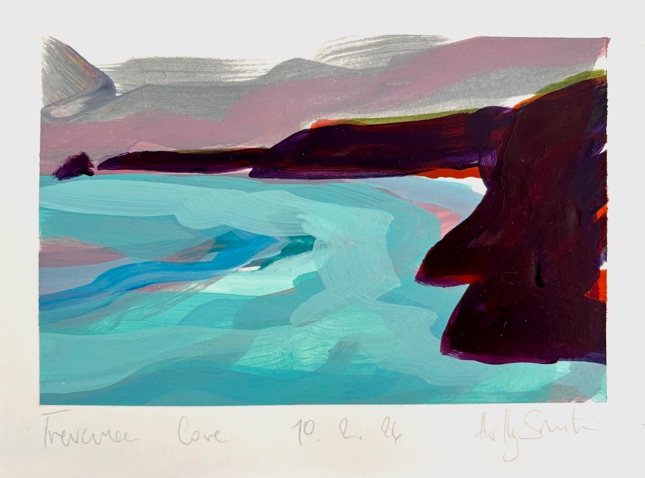 Trevaunance Cove I-Holly Smith-Beside The Wave
