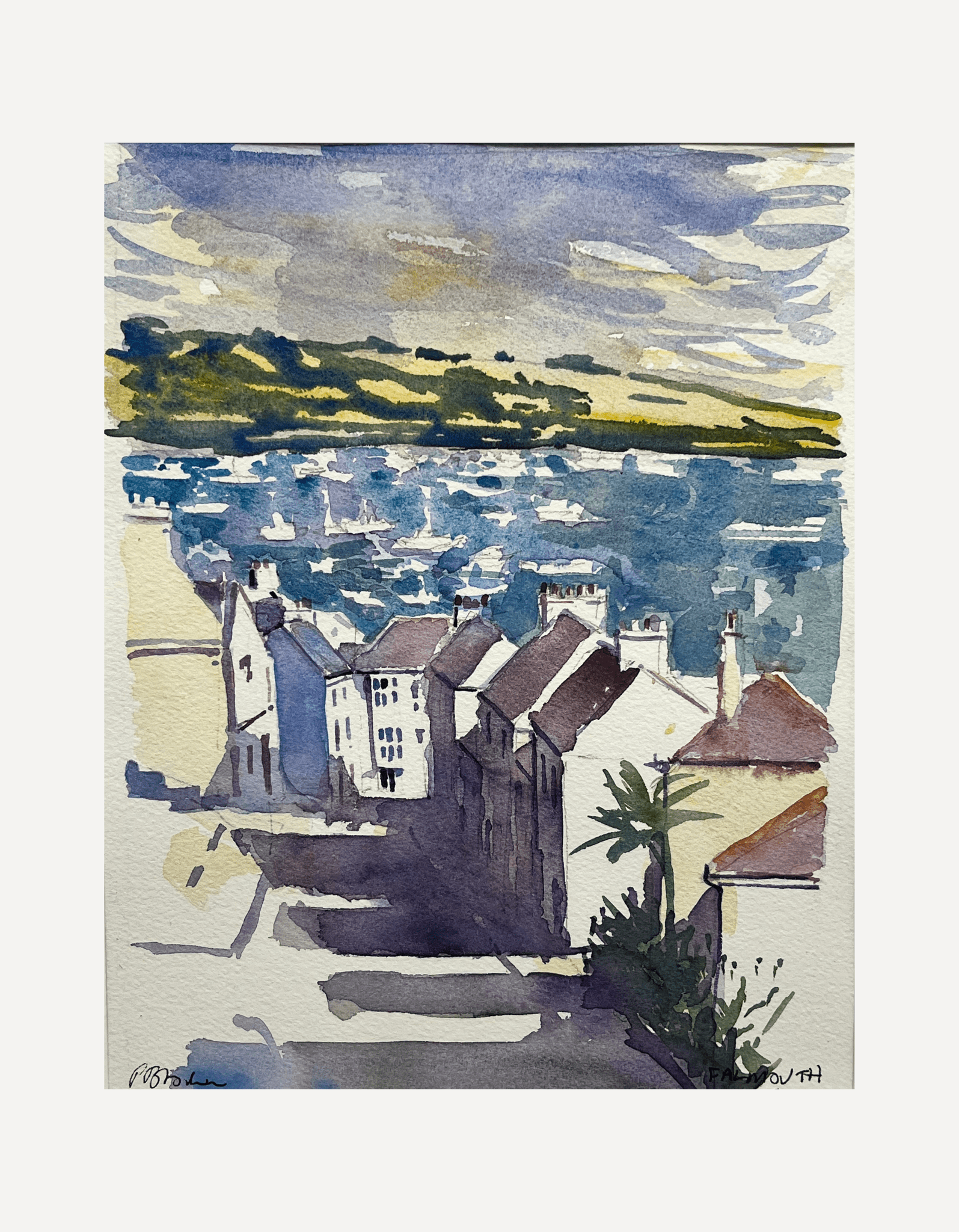 View over Falmouth Evening - Peter Blodau - Beside The Wave