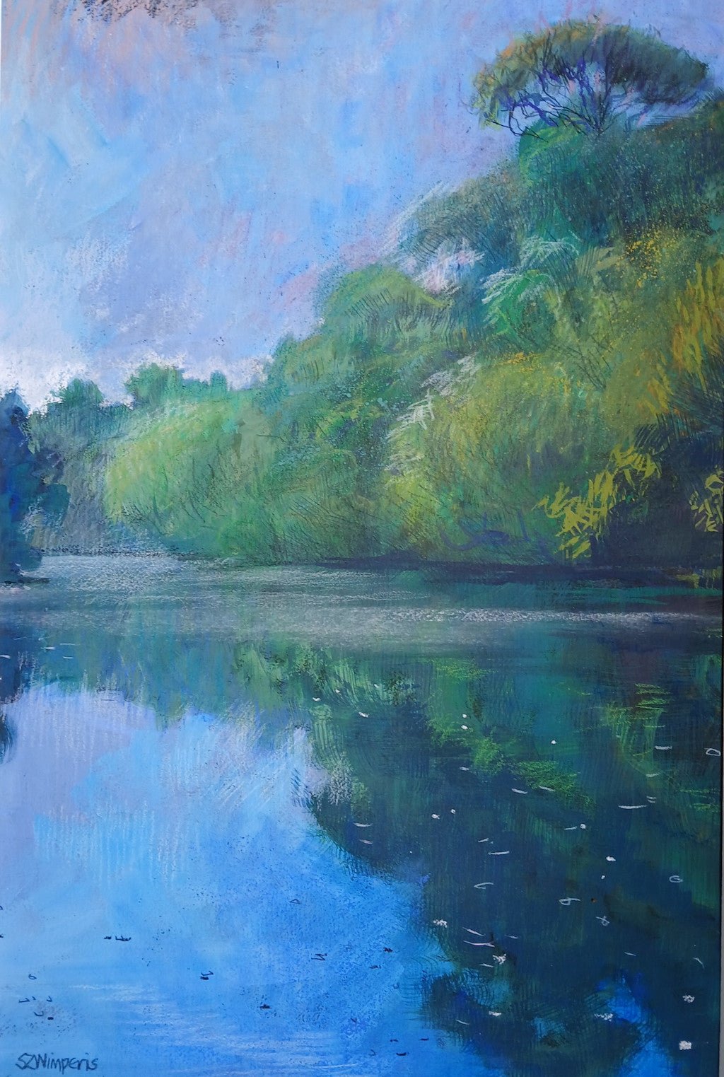 Waiting for the Kingfisher - Sarah Wimperis - Beside The Wave