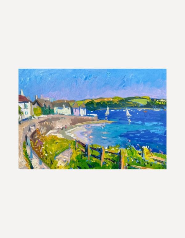 Watching the Boats, St Mawes - Andrew Tozer - Beside The Wave