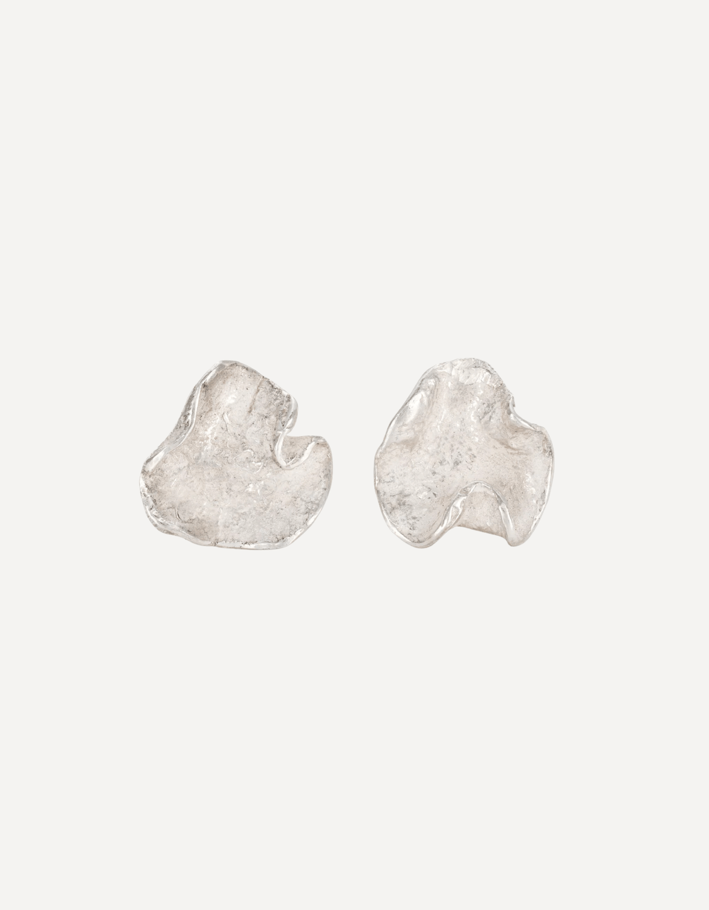 Wave Studs Silver - Emily Nixon - Beside The Wave