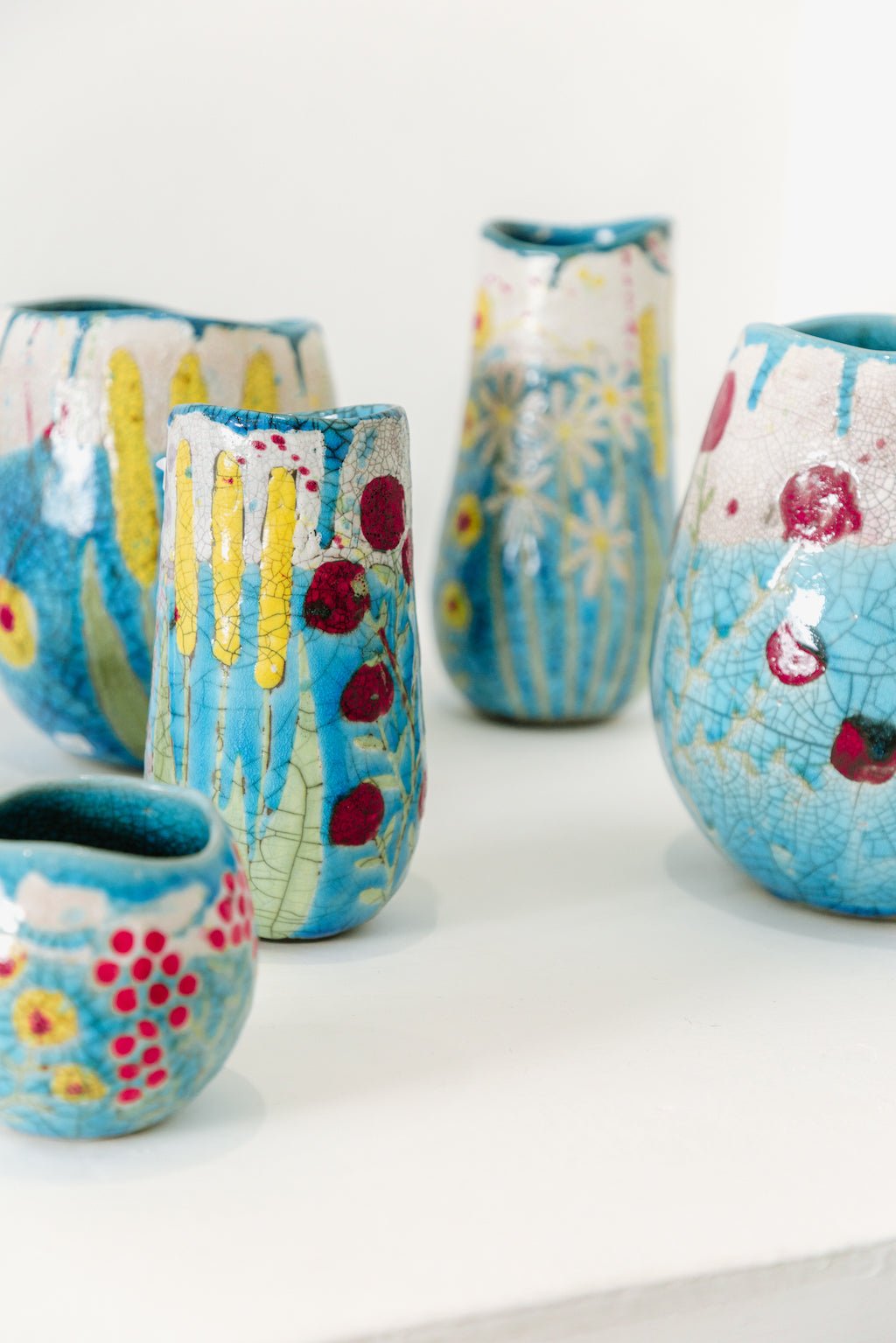 Wild Cornwall Pot (Tall) - Catherine Lucktaylor - Beside The Wave