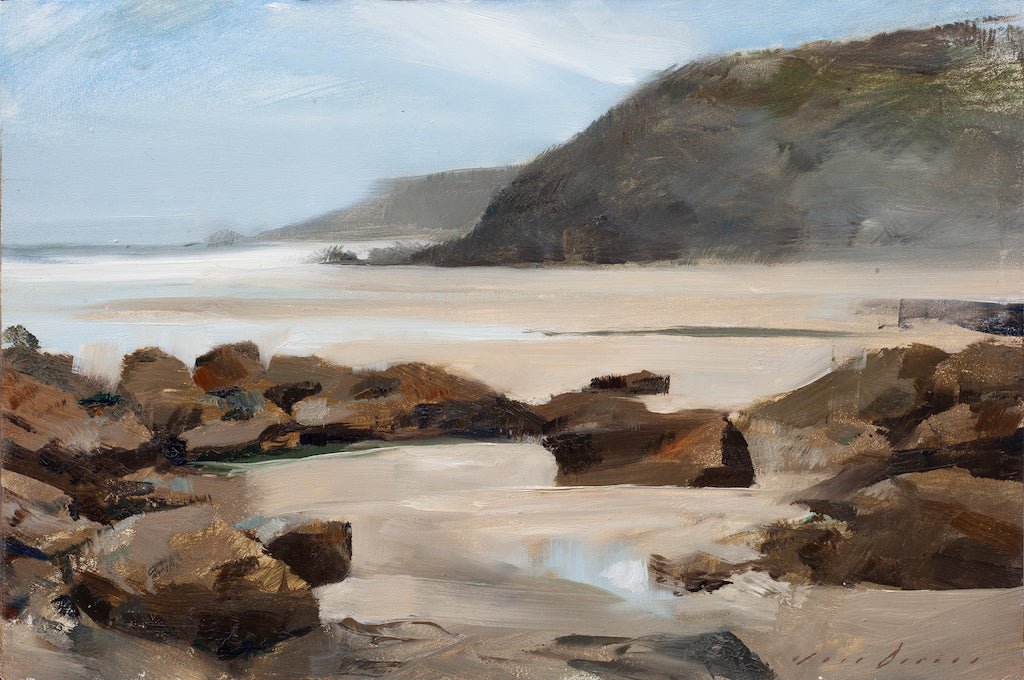 Wild Winds at Porthtowan Study - Jon Doran - Beside The Wave