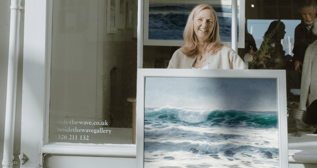 Behind The Scenes of Hazel Ashe's Recent 'No Two Waves' Solo Show - Beside The Wave