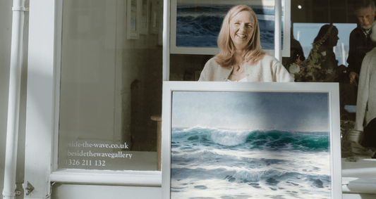 Behind The Scenes of Hazel Ashe's Recent 'No Two Waves' Solo Show - Beside The Wave