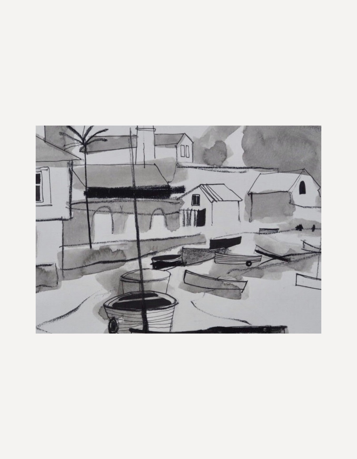 Boats beside the Ferryboat Inn