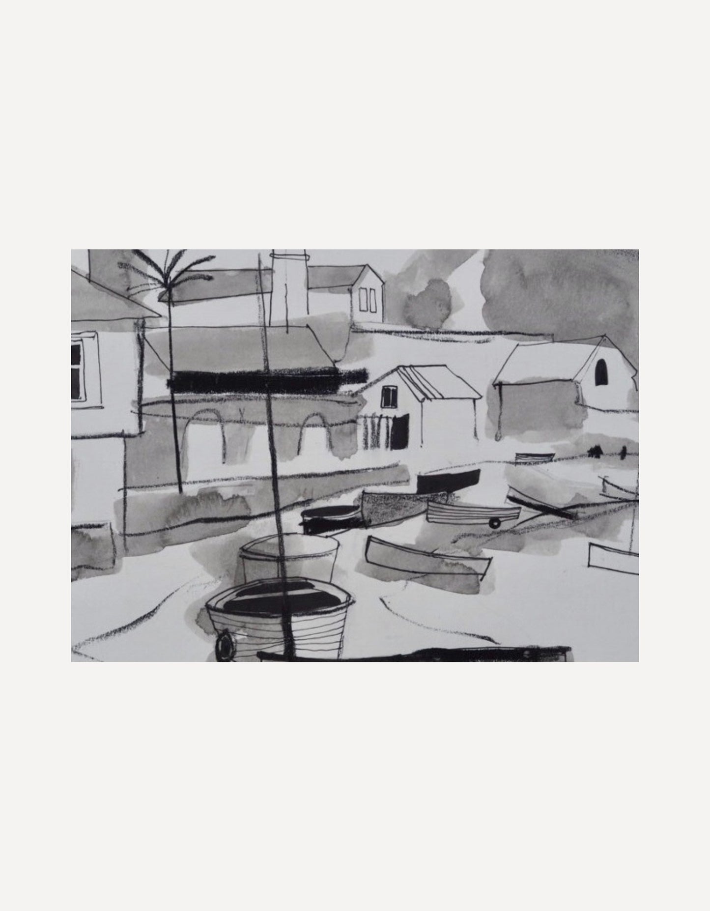 Boats beside the Ferryboat Inn