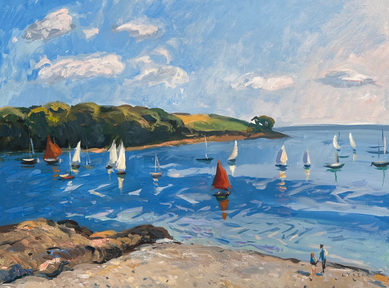 Sails In The Harbour, St Mawes