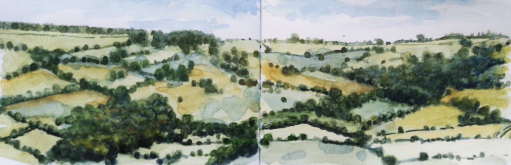 A Cotswold Sketchbook - Sarah Wimperis - Beside The Wave