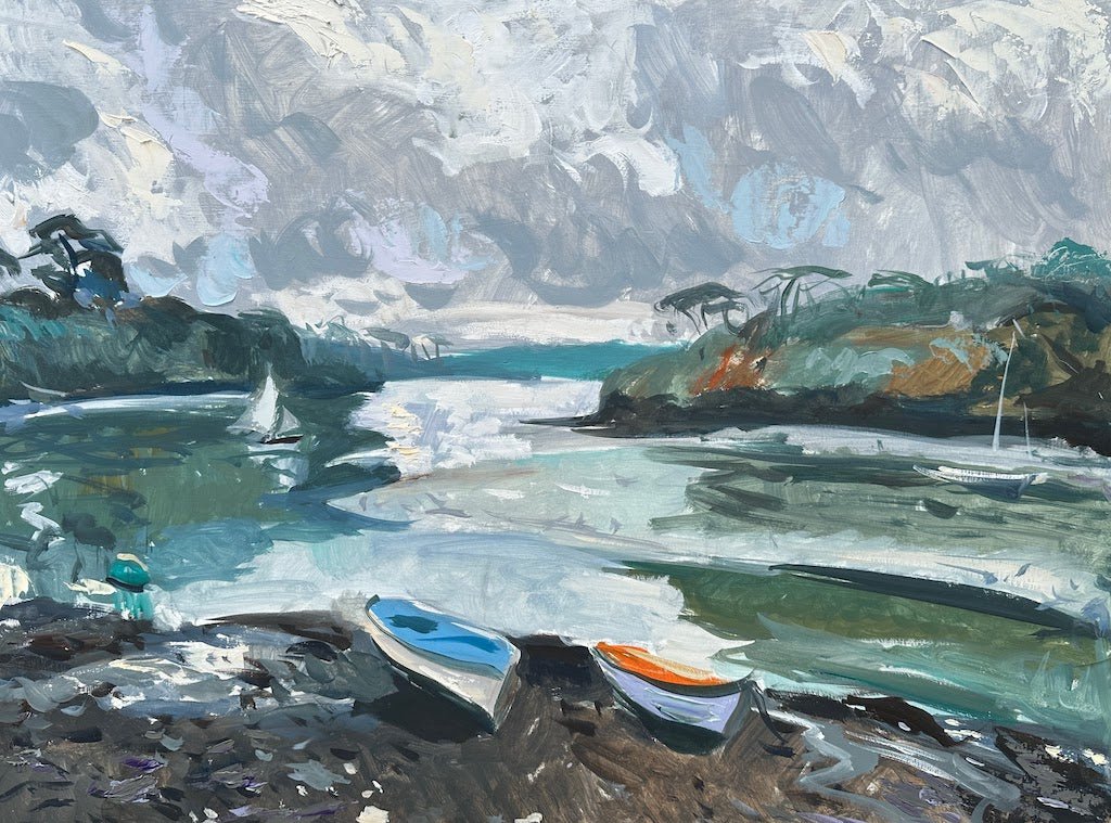 A Pause Between the Showers, Port Navas - Andrew Tozer - Beside The Wave