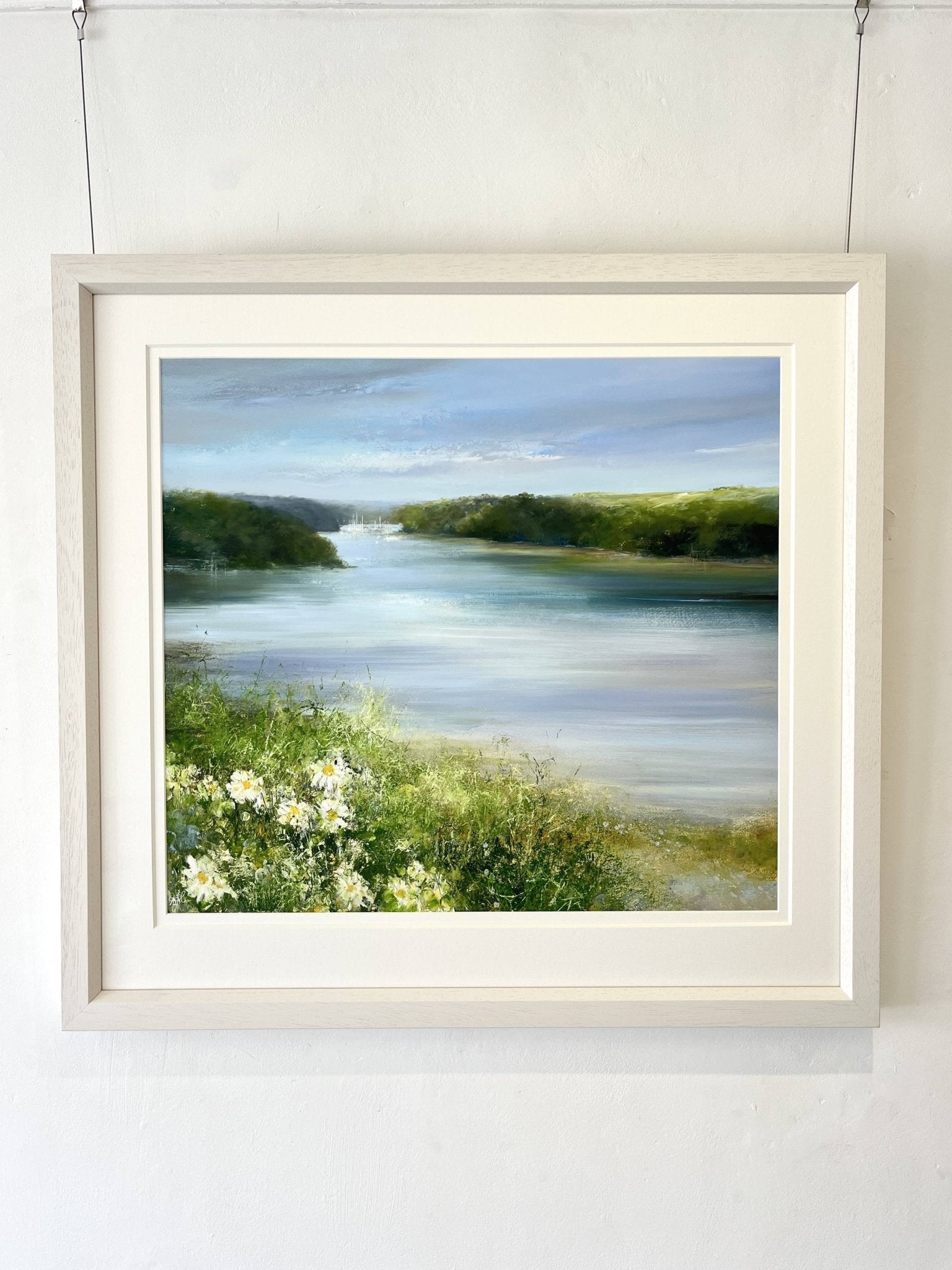 A Quiet Day, Mylor Creek - Amanda Hoskin - Beside The Wave