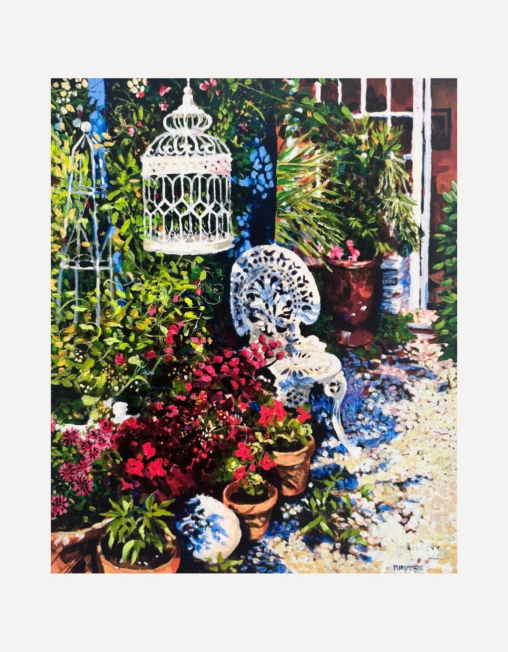A Seat by the Sedums-Sarah Wimperis-Beside The Wave