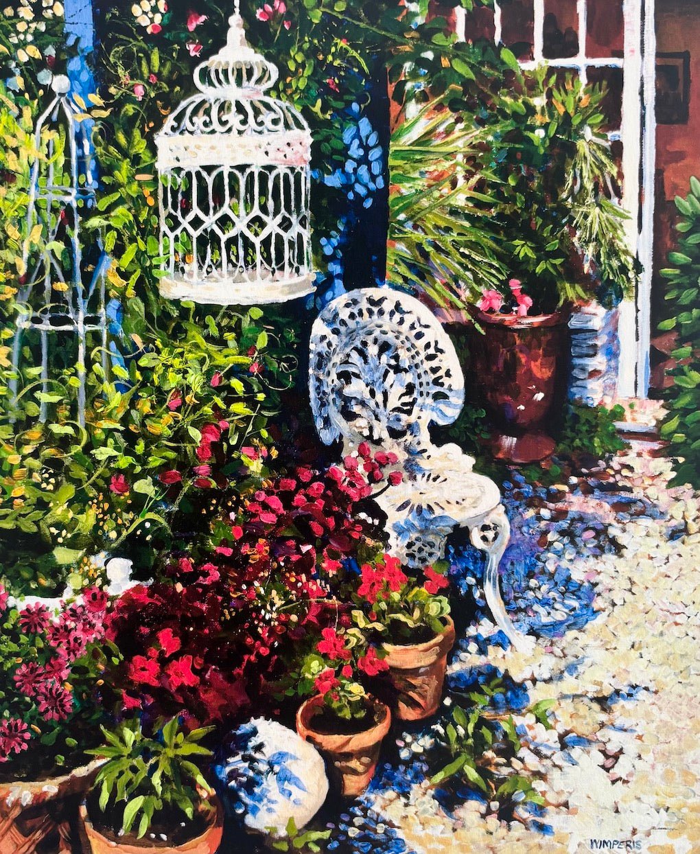 A Seat by the Sedums-Sarah Wimperis-Beside The Wave