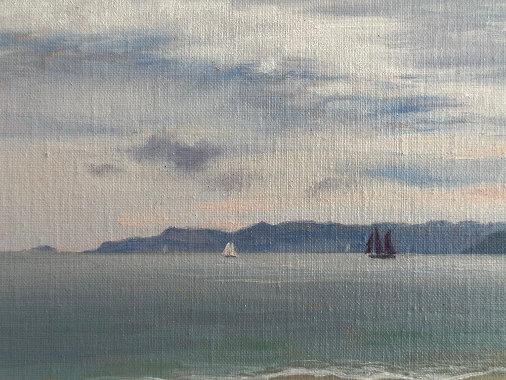 A Serene Autumnal View of the Bay - Oliver Makeham - Beside The Wave