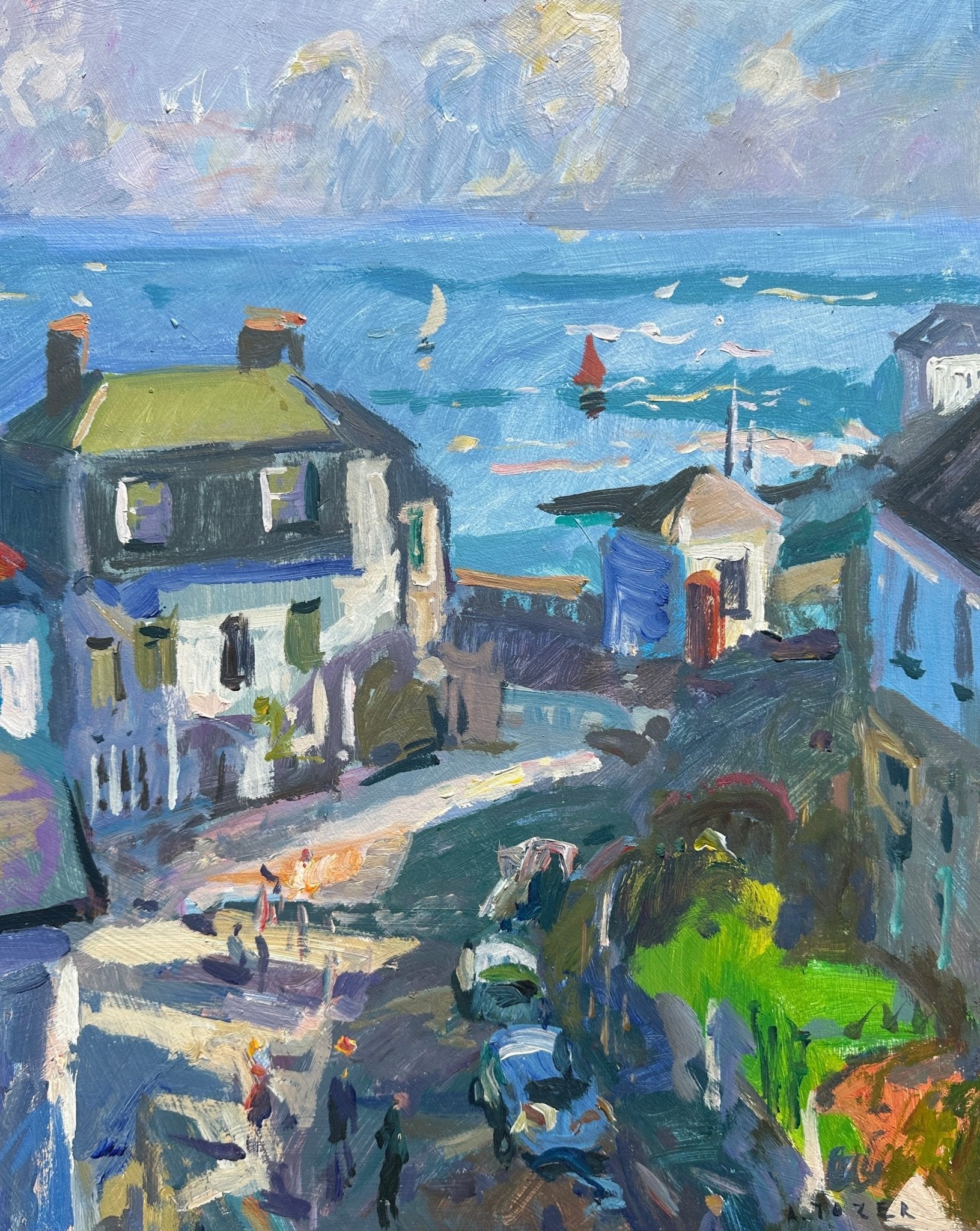 A view of Portscatho - Andrew Tozer - Beside The Wave