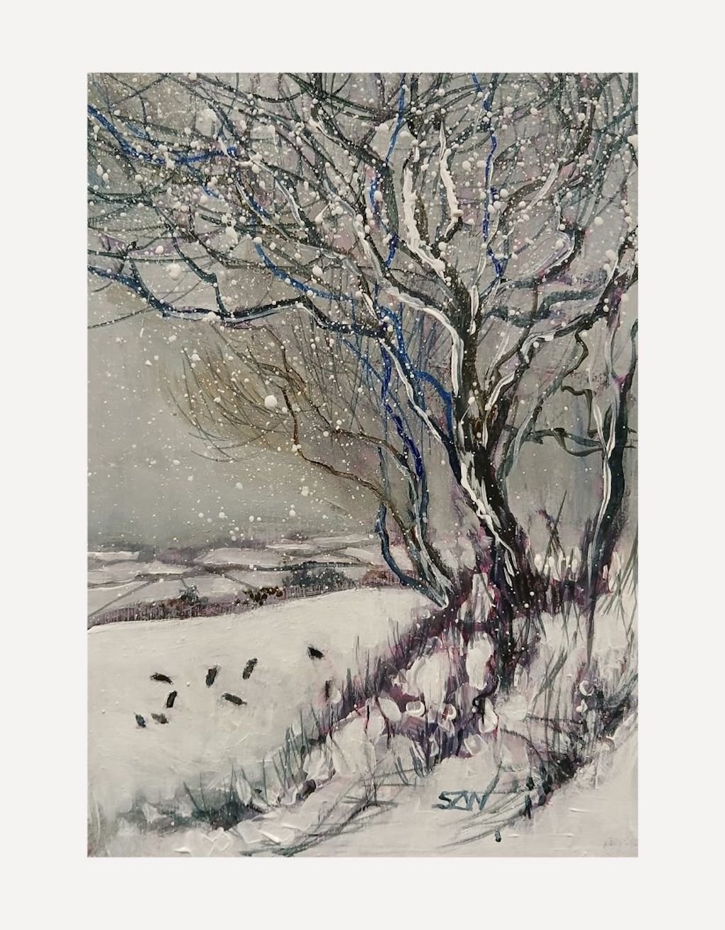 A Winters Evening - Sarah Wimperis - Beside The Wave