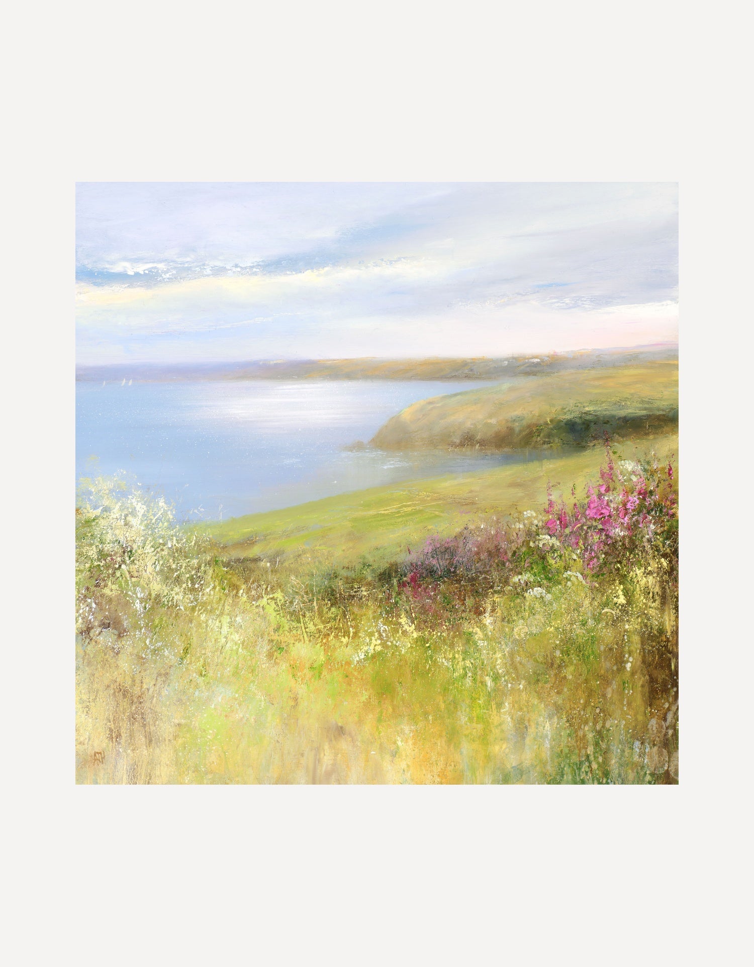 Across the Fields to St Mawes - Amanda Hoskin - Beside The Wave