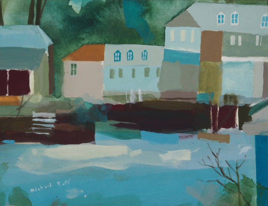 Across to Fowey from Bodinnick-Richard Tuff-Beside The Wave