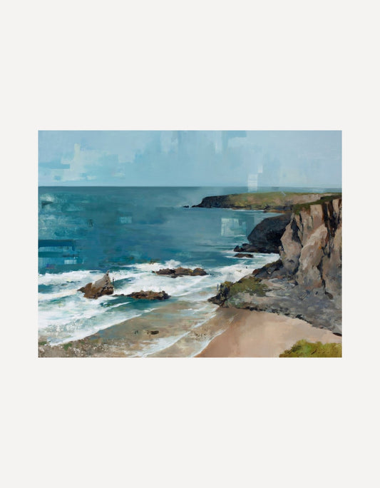 Afternoon Light on the Rocks and Sea - Jon Doran - Beside The Wave