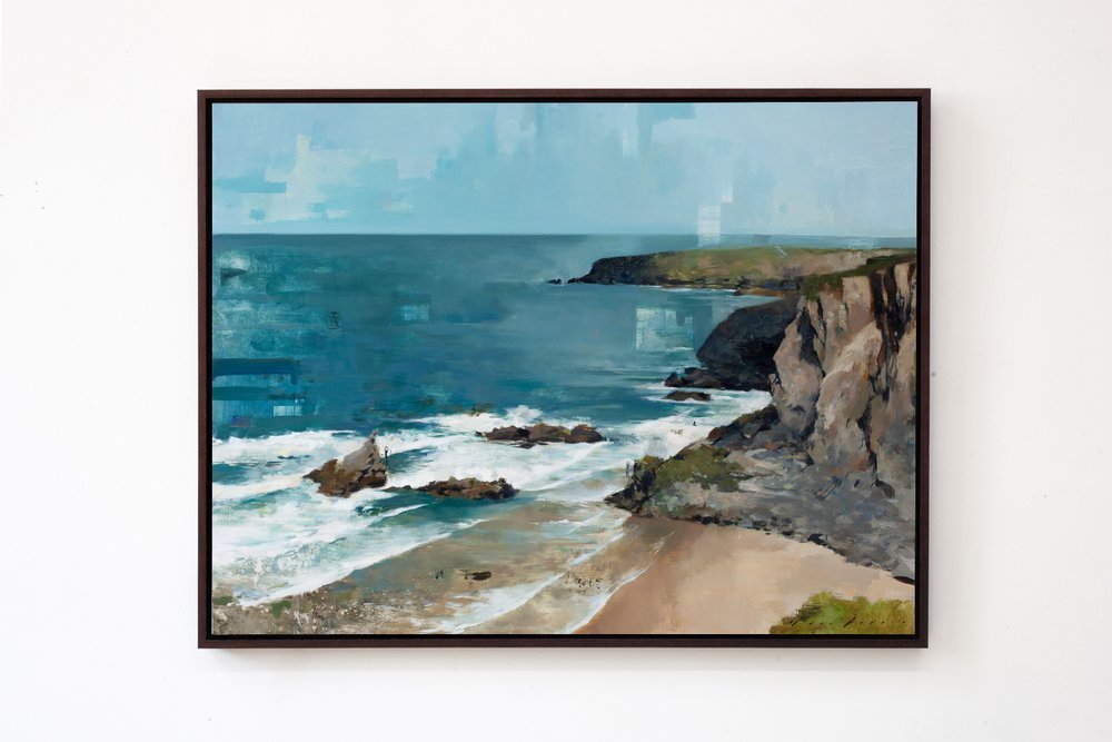 Afternoon Light on the Rocks and Sea - Jon Doran - Beside The Wave