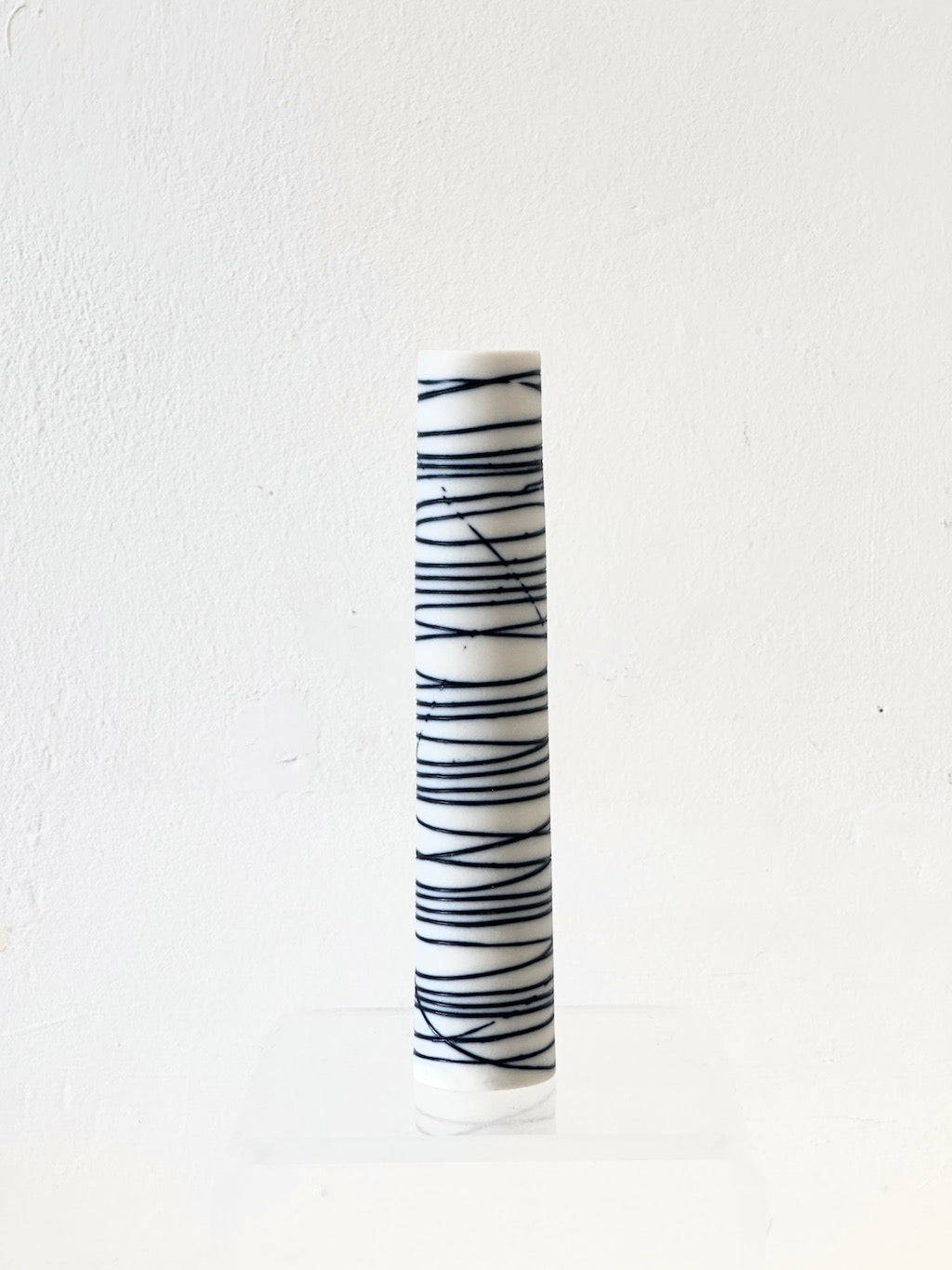 Single Stem Vase (Blue lines)