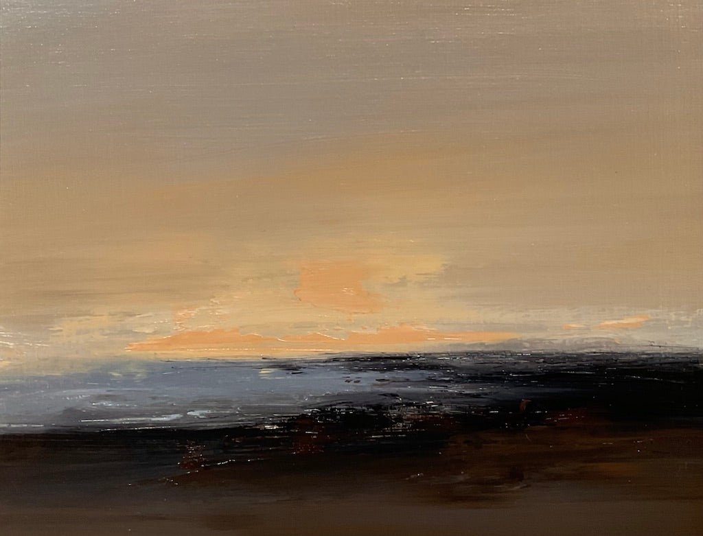 Amber Dawn, Towards the Docks from Flushing - Nicola Mosley - Beside The Wave