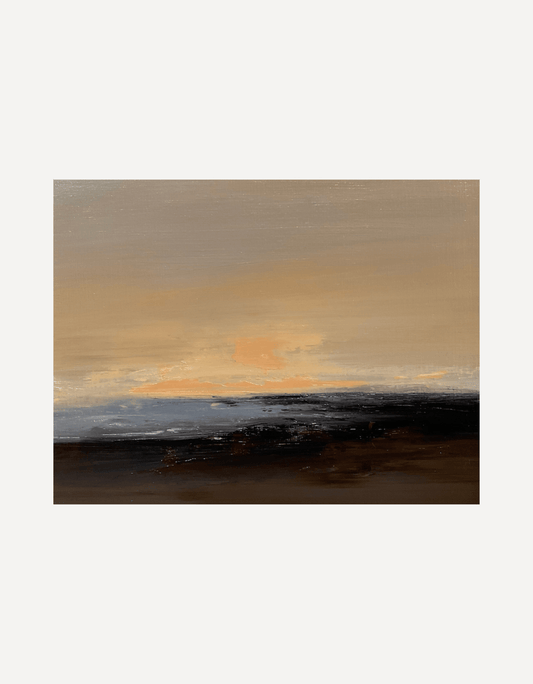 Amber Dawn, Towards the Docks from Flushing - Nicola Mosley - Beside The Wave