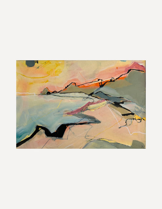 An Evening Stroll-Aisleigh Anne-Beside The Wave