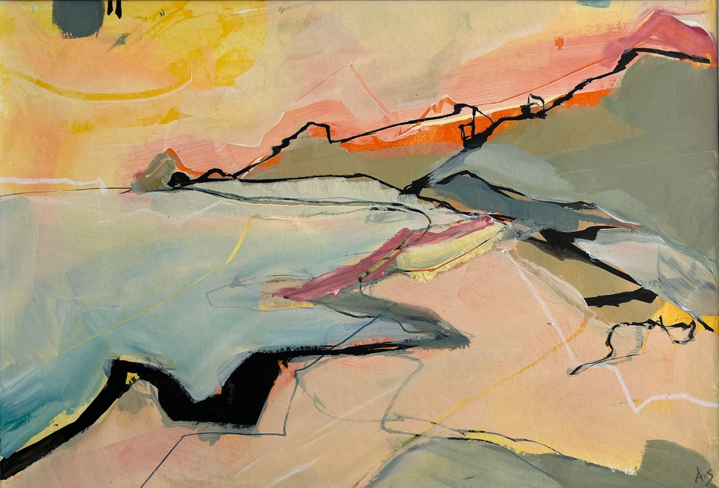 An Evening Stroll-Aisleigh Anne-Beside The Wave