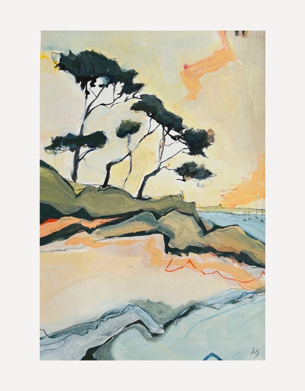 An Evening Swim-Aisleigh Anne-Beside The Wave