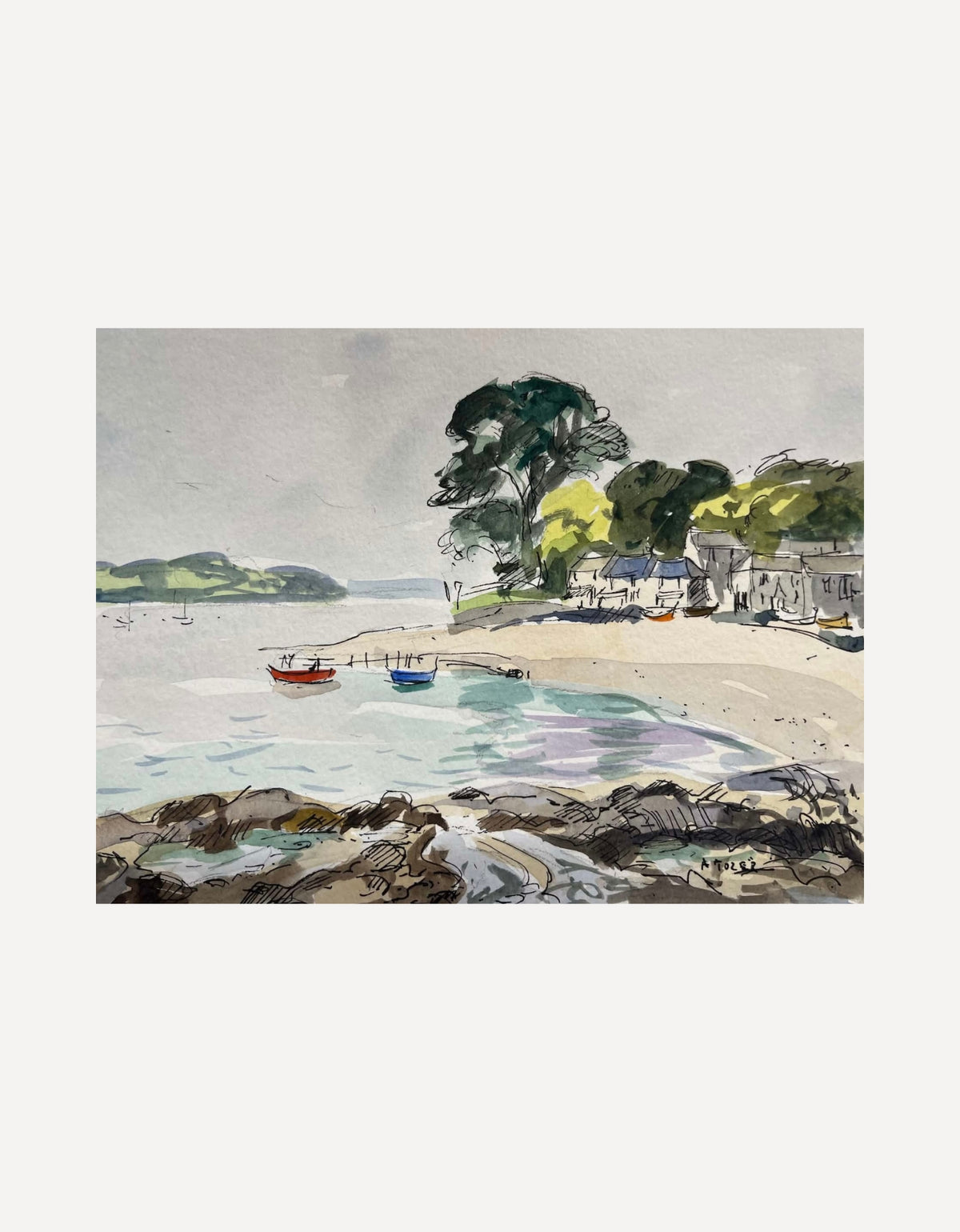 Calm day at Helford Passage
