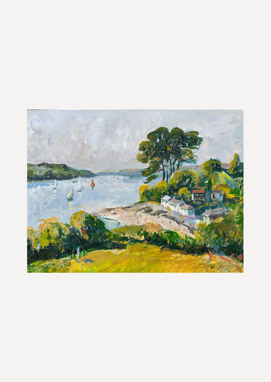 Pearly Sunshine above Helford Passage