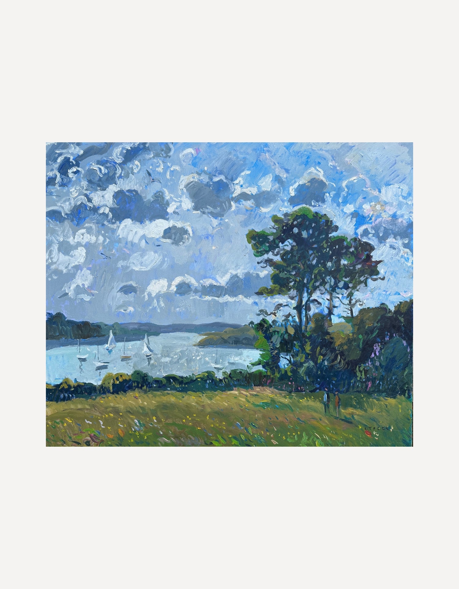 Summer Day up the Helford River
