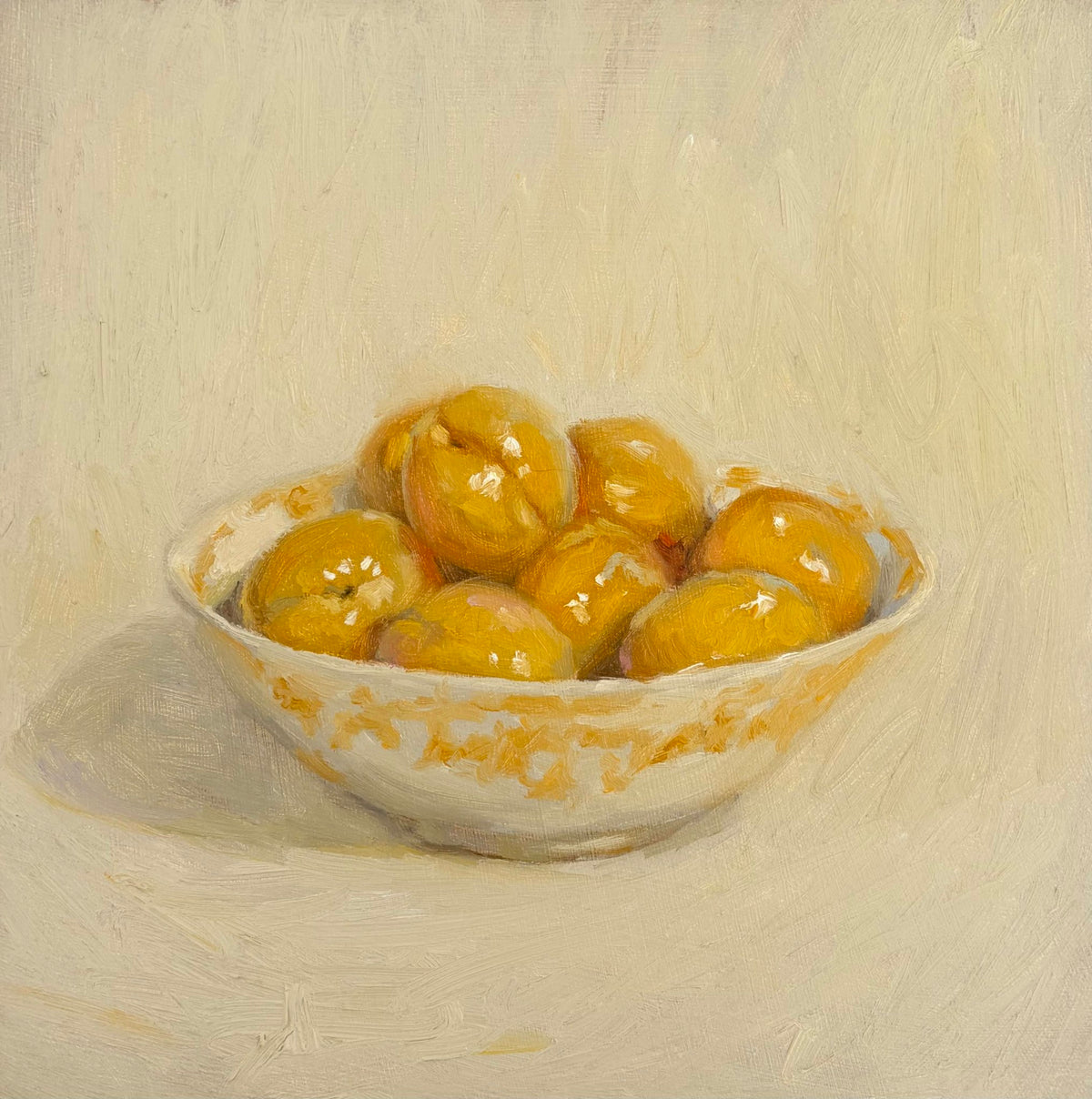 Apricots in a Yellow Bowl-Johnty Robinson-Beside The Wave