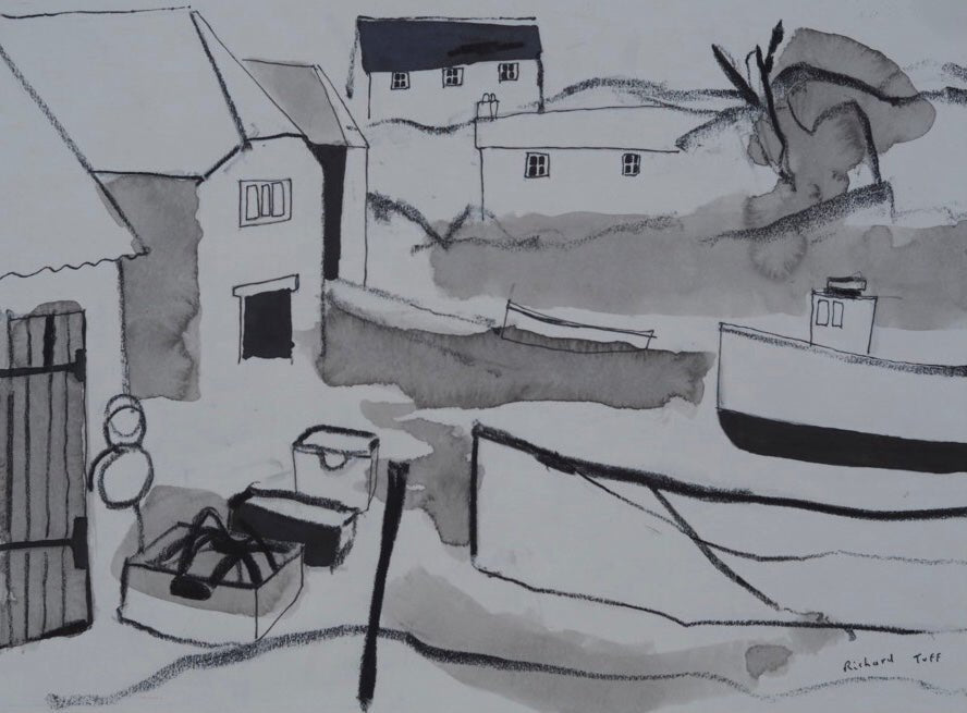 Around to the Cadgwith Cove Inn-Richard Tuff-Beside The Wave