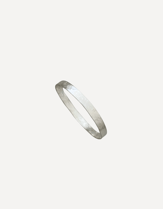 Bangle Wide Hammered - Lucy Spink - Beside The Wave