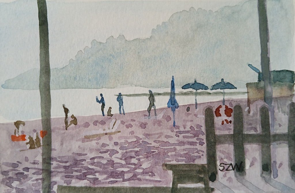 Beach, Vellecrosia - Sarah Wimperis - Beside The Wave