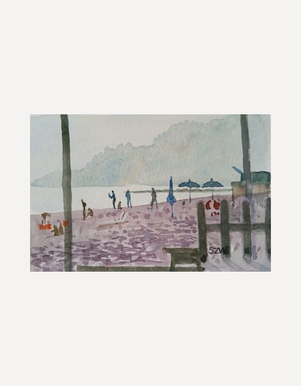 Beach, Vellecrosia - Sarah Wimperis - Beside The Wave