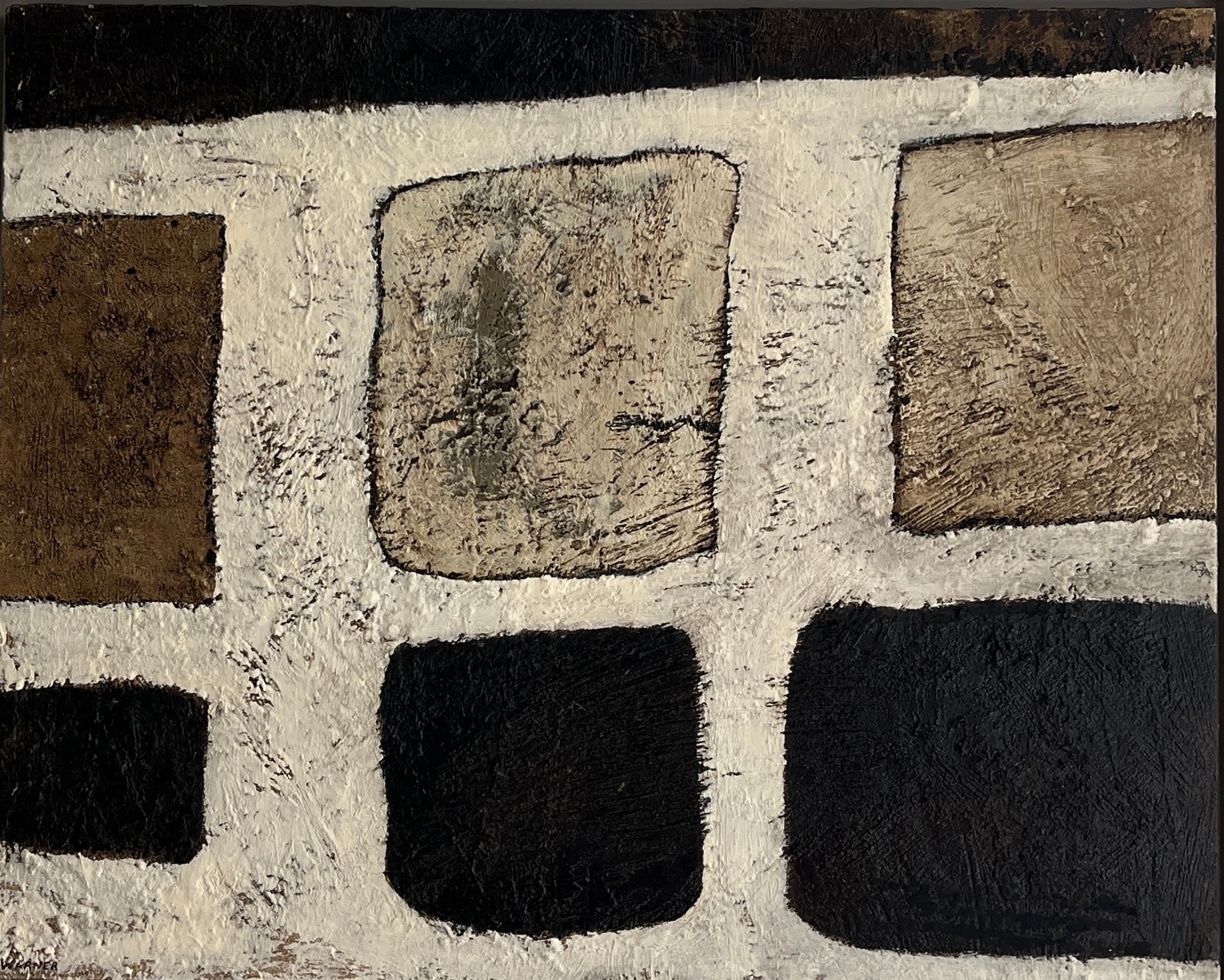 Black, White and Umber - Benjamin Warner - Beside The Wave