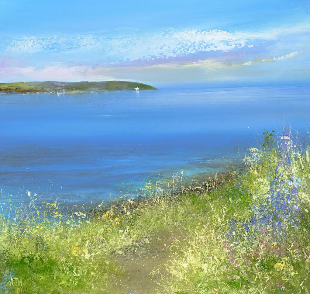 Bluebells at Pendennis Point - Amanda Hoskin - Beside The Wave