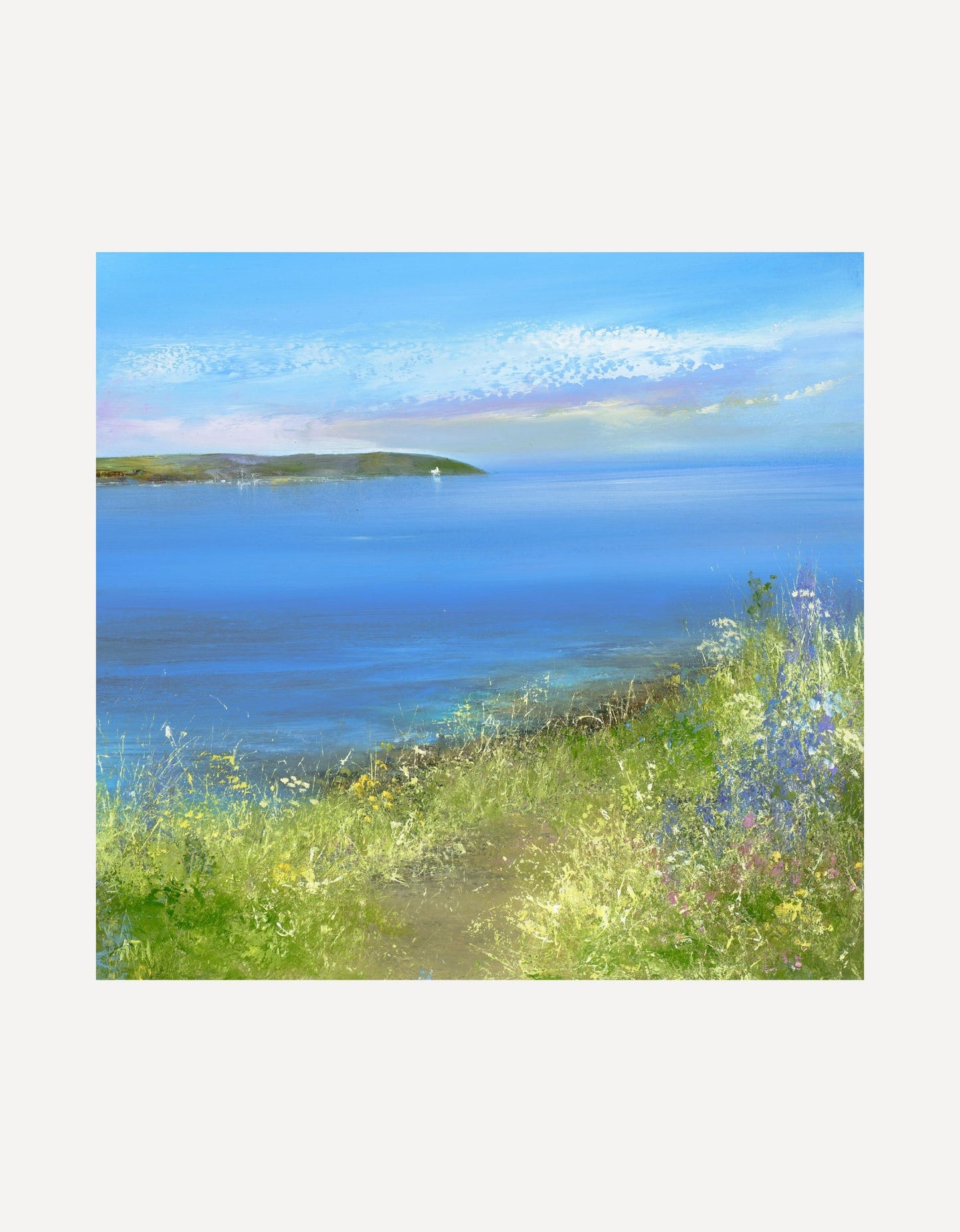 Bluebells at Pendennis Point - Amanda Hoskin - Beside The Wave