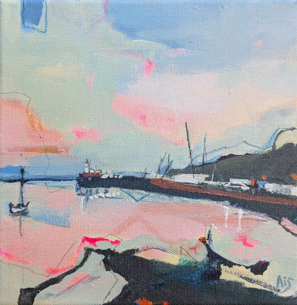 Blush Over Newlyn - Aisleigh Anne - Beside The Wave