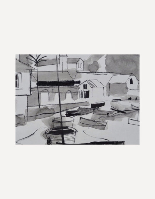 Boats beside the Ferryboat Inn-Richard Tuff-Beside The Wave